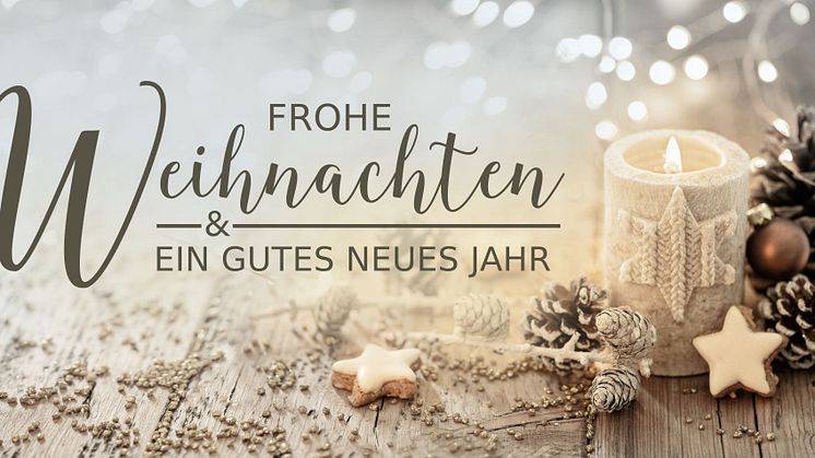 Frohe Weihnachten und ein gesundes neues Jahr!