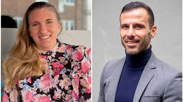 Jessica Gilljam och Ali Ghiaszadeh från Homemaid