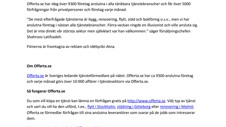 Offerta.se häcklar hemmafixarna