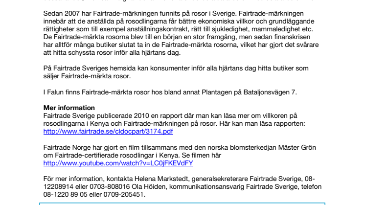 Här hittar du schyssta rosor i Falun inför alla hjärtans dag