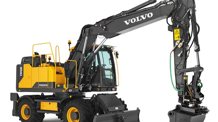 Volvo EW160E - höger sida