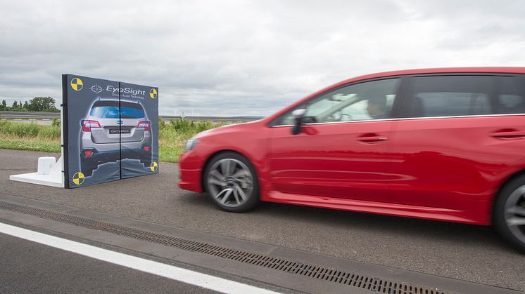 Nya Subaru Levorg med EyeSight har erövrat maximala fem stjärnor i Euro NCAP