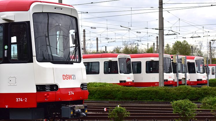 Wagenflotte in Dorstfeld