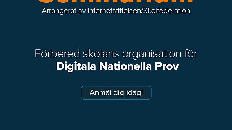 Förbered skolans organisation för digitala nationella prov