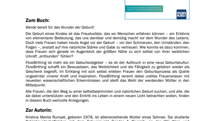 Waschzettel Flowbirthing - Kristina Marita Rumpel