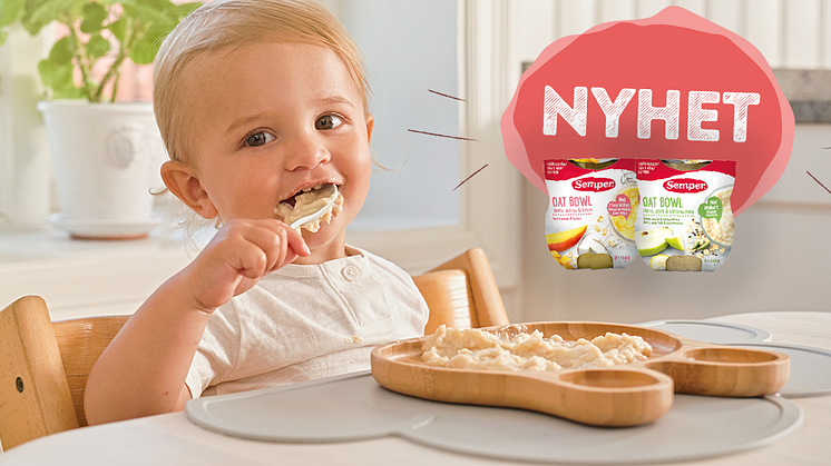 Oat Bowl et mellommåltid med mettende havre og frukt.