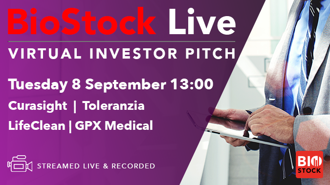 BioStock LIVE - VIRTUAL INVESTOR PITCH