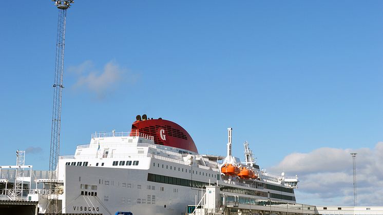 Gotlands hamnar miljösatsar med Titan mastbelysning i Visby hamn