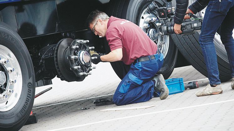 The ECO Disc brake produced by BPW allows brake service in record time. (Source: BPW Bergische Achsen KG) 