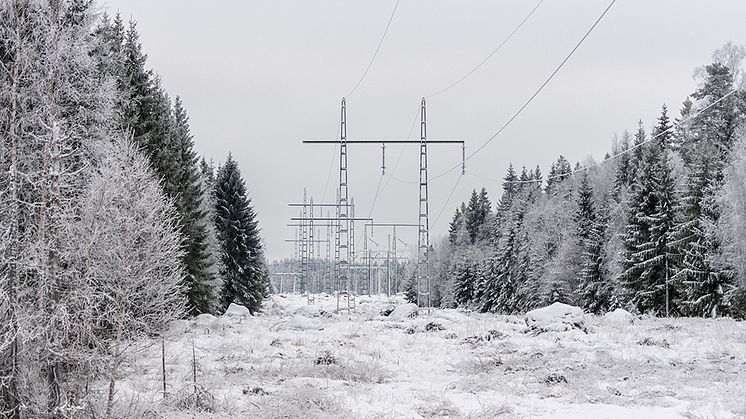 Det svenska elnätet. Foto: iStock