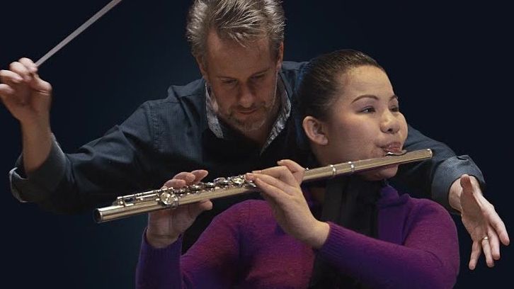 Den blinda flöjtisten Wu Jing ska spela med Kungliga Filharmonikerna