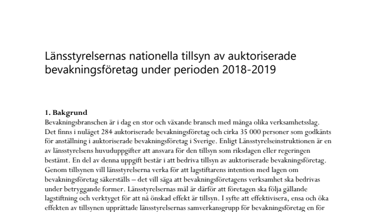 Här kan du ta del av länsstyrelsernas rapport