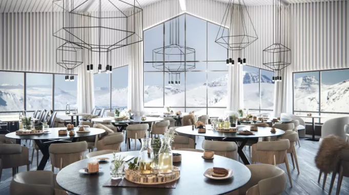 SPECTACULAR DINING WITH SPECTACULAR VIEWS: These renderings shows the