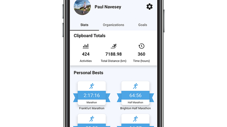 Progress Tracking Clipboard Screen
