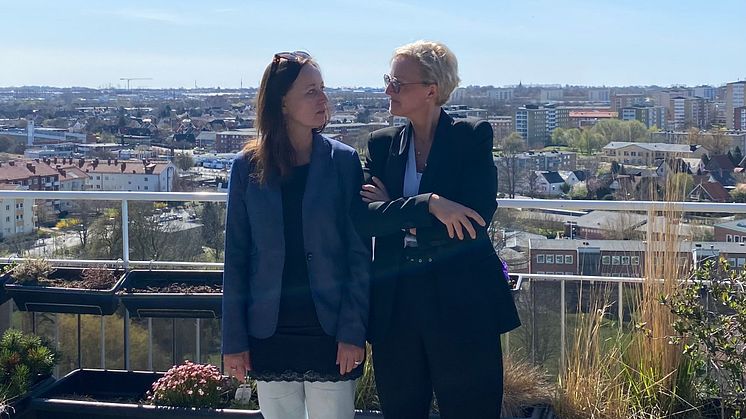 Kitte Wagner, VD och konstnärlig ledare Malmö Stadsteater, och Marie Thellander Dellhag VD för MKB Fastighets AB.