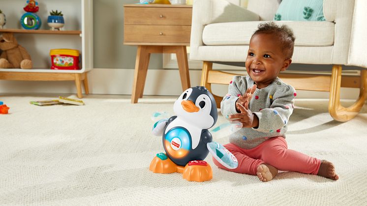 Fisher-Price bietet von Geburt an bis zur Vorschule geeignete Spielzeuge.