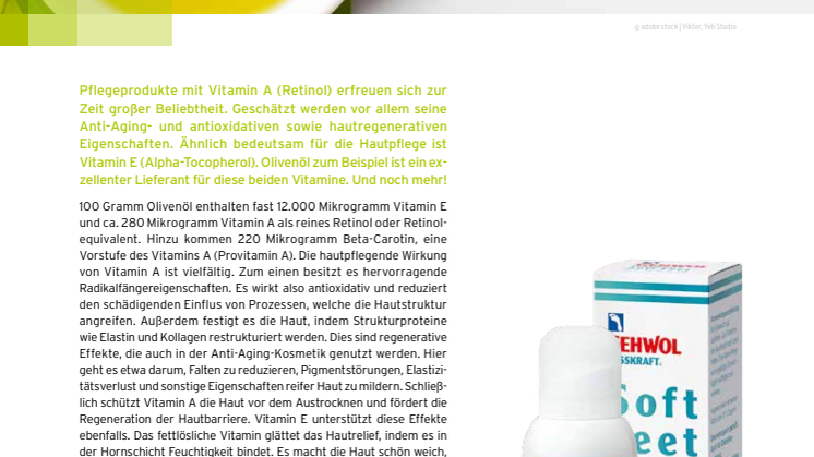 Olive - Vitamine für strahlende Haut