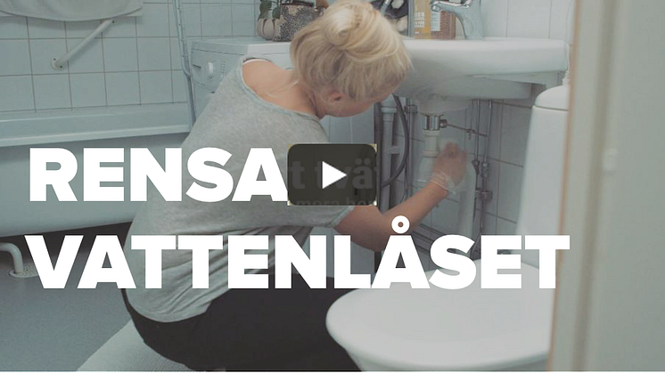 Rensa Vattenlåset 