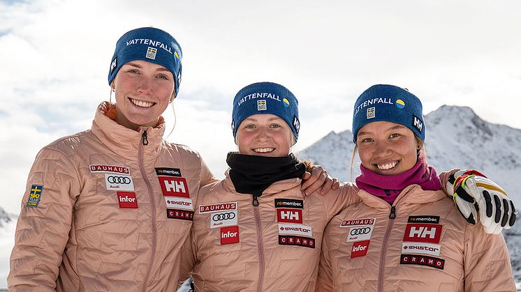Sara Rask, Hanna Aronsson Elfman och Jonna Luthman (Foto Klas Rockberg)