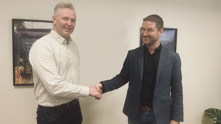 Anders Gustafsson (Jernbro) och Jon Andersson (SSAB Surveillance)