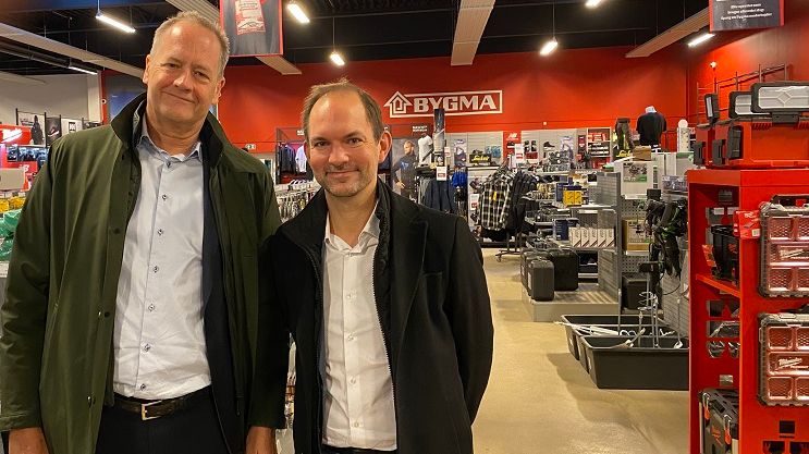 Bygmas adm. direktør Peter H. Christiansen mødtes med Skatteminister Jeppe Bruus i anledning af offentliggørelsen af de åbne skattelister