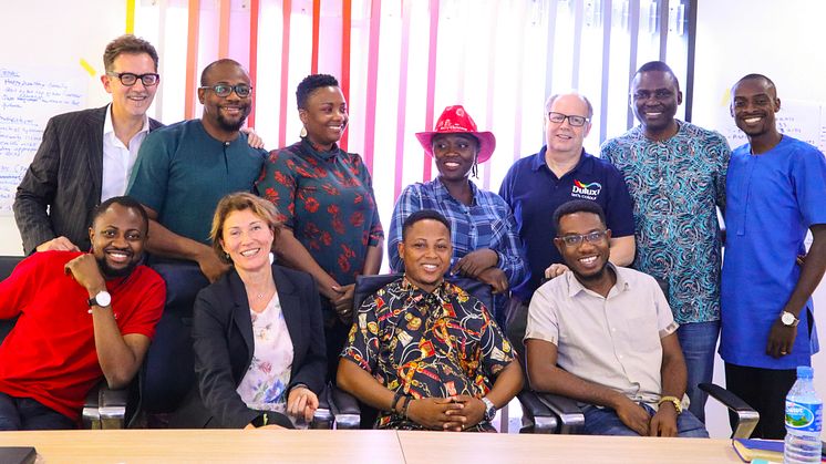 The amazing team at CAP Plc in Nigeria 