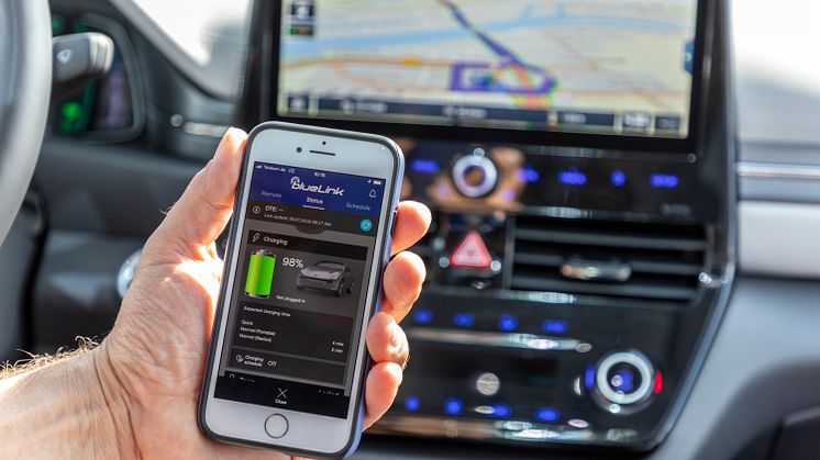 Hyundai kopplar upp nya modeller med Bluelink®  Connected Car Services.