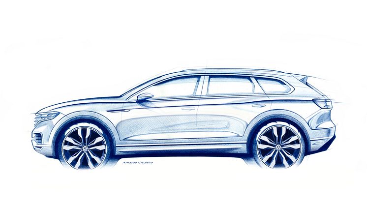 Tredje generation af Touareg forventes introduceret i Danmark i 2. halvår af 2018