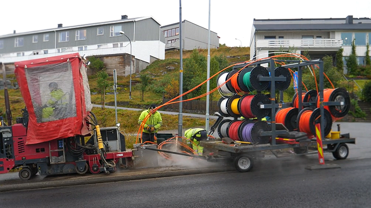 Reduserer utslipp fra fiberlegging med 90 prosent