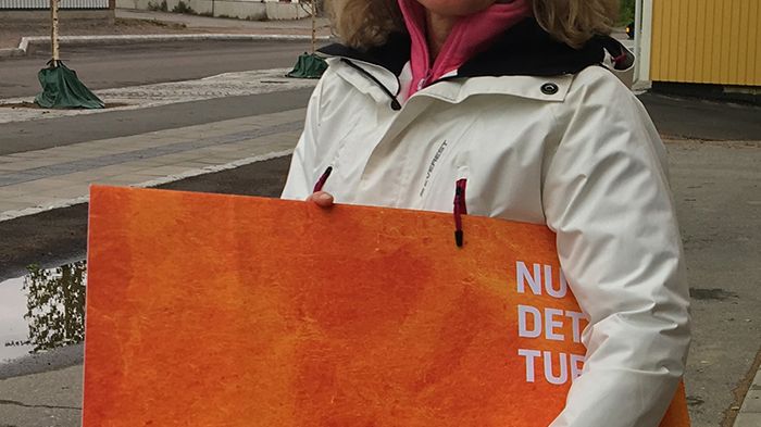 Annalill Tovås Malmberg skänker sin del av Kundmiljonen till Pajala skidspårsförening