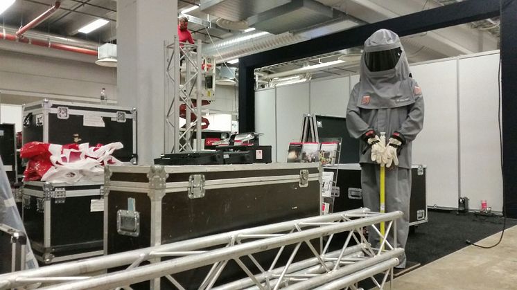 Rigging pågår