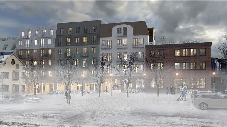 Vy från Klippans parkering