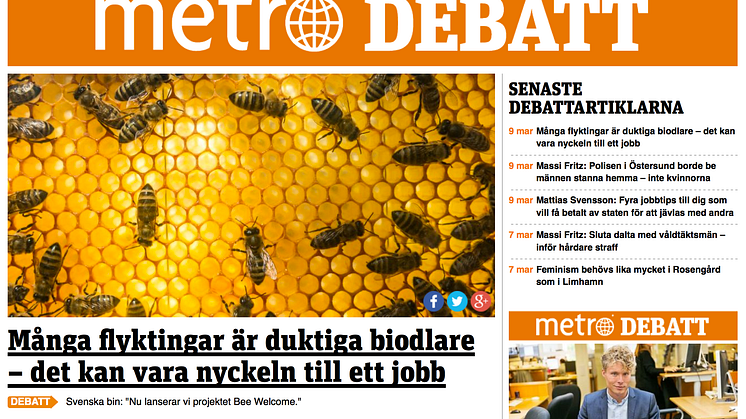 Integration genom biodling – Bee Welcome!