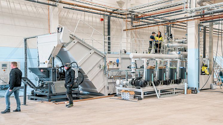Idrifttagning central skärvätskereningsanläggning