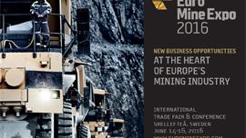 Den stora gruvmässan Euro Mine Expo lockar besökare från hela världen till Skellefteå