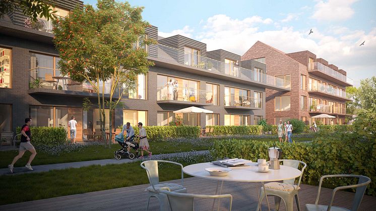 Flerbostadshus  med småhuskaraktär i Vikhem, Staffanstorp