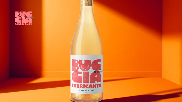 Buccia från Sicilien, ett vitt vin - fast orange! 