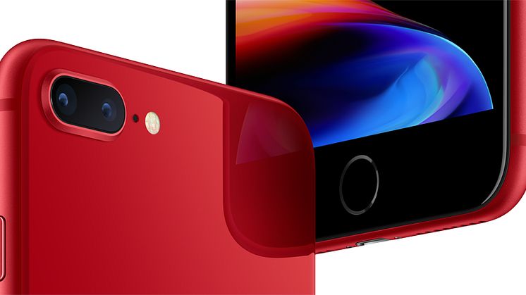 iPhone 8 RED och 8+ RED finns nu hos Tre! 