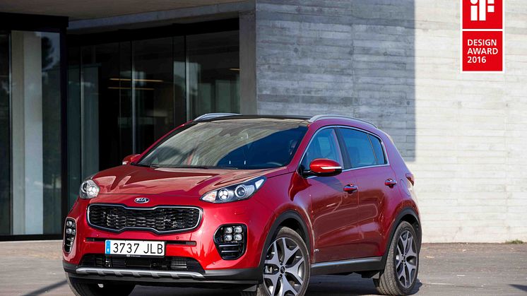 Eftertraktat designpris till nya Sportage & Optima