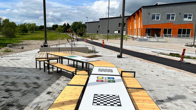 Spelbord Våxnäs torg