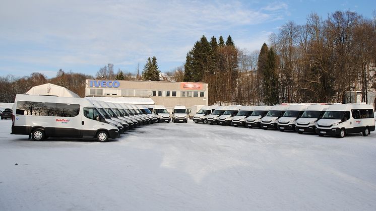 20 Iveco Daily til Oslo Taxibuss