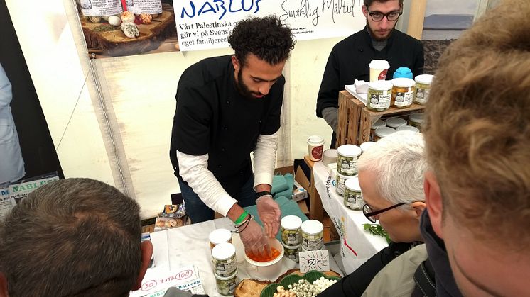 Nablus är en av de tävlande i årets SM i mathantverk