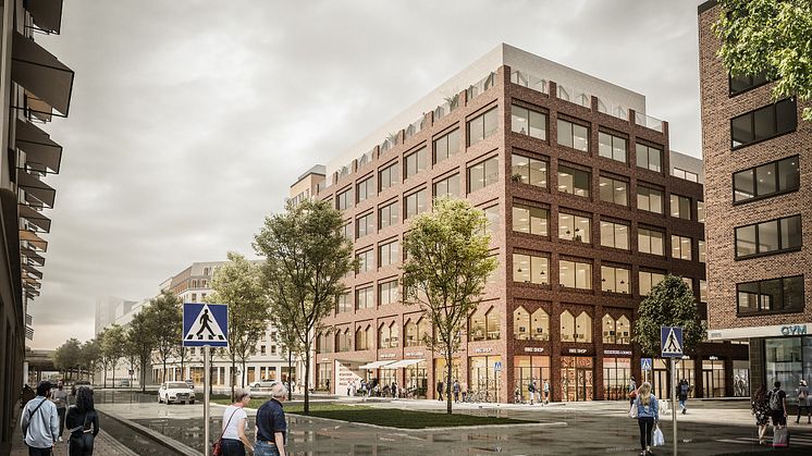 Nu är detaljplanen för Hornsberg 10 på Västra Kungsholmen antagen, framtagen av FOJAB åt Castellum. Illustration: RÅformat
