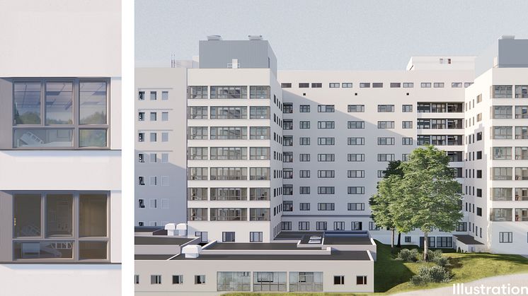 Arcona rustar upp två vårdbyggnader på Södersjukhuset 