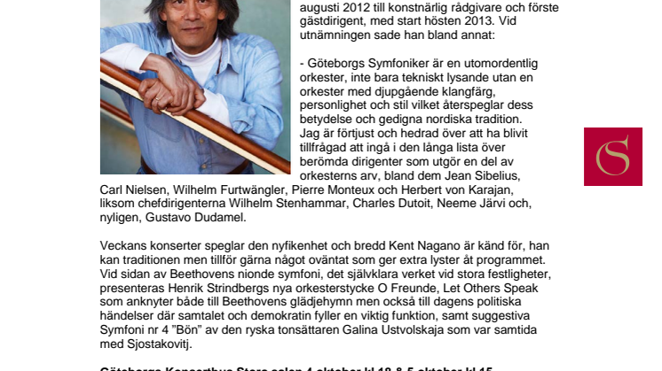 Premiär för Kent Nagano!