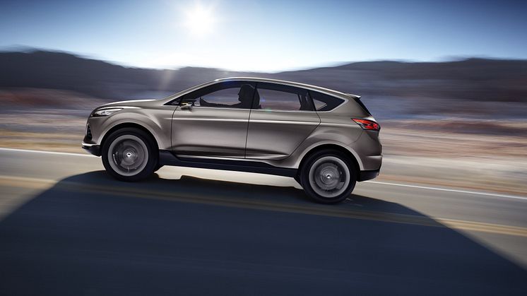MED KONCEPTBILEN VERTREK VISAR FORD UPP EN SLIMMAD, SPORTIG OCH ELEGANT KOMPAKT-SUV