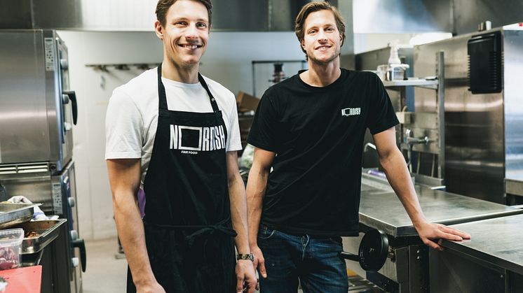 Göteborgsbröderna Philip och Fabian Axelsson som grundat Nordish