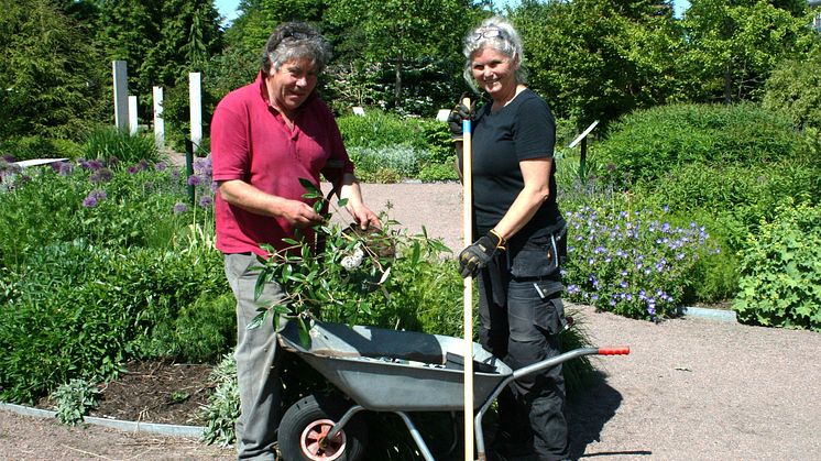 Ulf Strindberg och Mona Holmberg, trädgårdskonsulenter Värdens Park