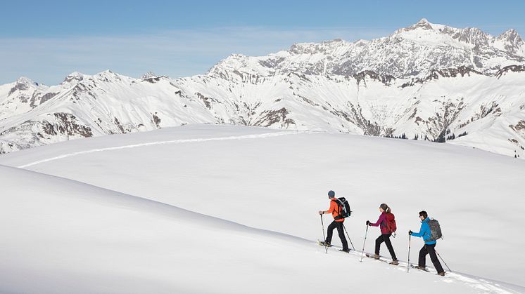 GRF_Schneeschuhwanderung_Rätikon Panoramatrail-1 © Prättigau Tourismus : Riccardo Götz Fotografie