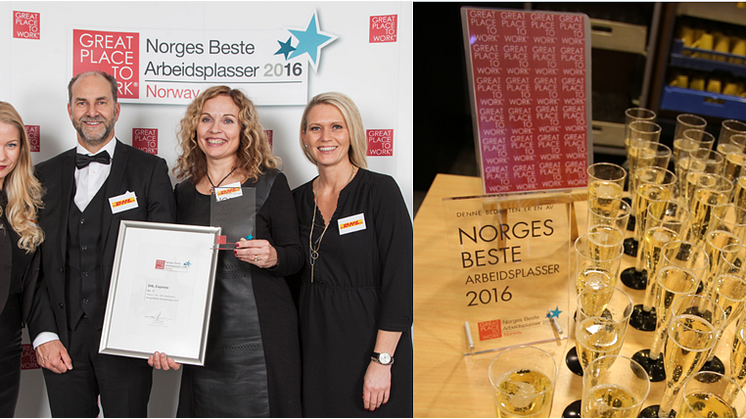 DHL Express – En av Norges 10 beste arbeidsplasser